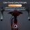 Bright footrest Tail Lamp Displaying Multiple Effects-silver 7