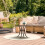 Outdoor Cast Aluminium Garden Side Table - Weatherproof 3