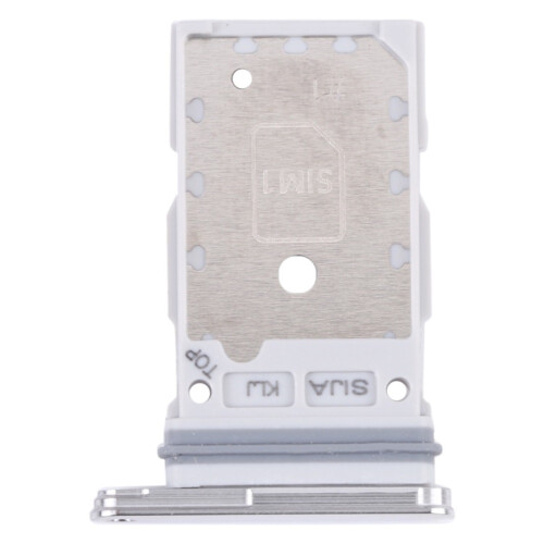 (White) Γνήσιος δίσκος κάρτας SIM + SIM για Samsung για Galaxy S22+ 5G