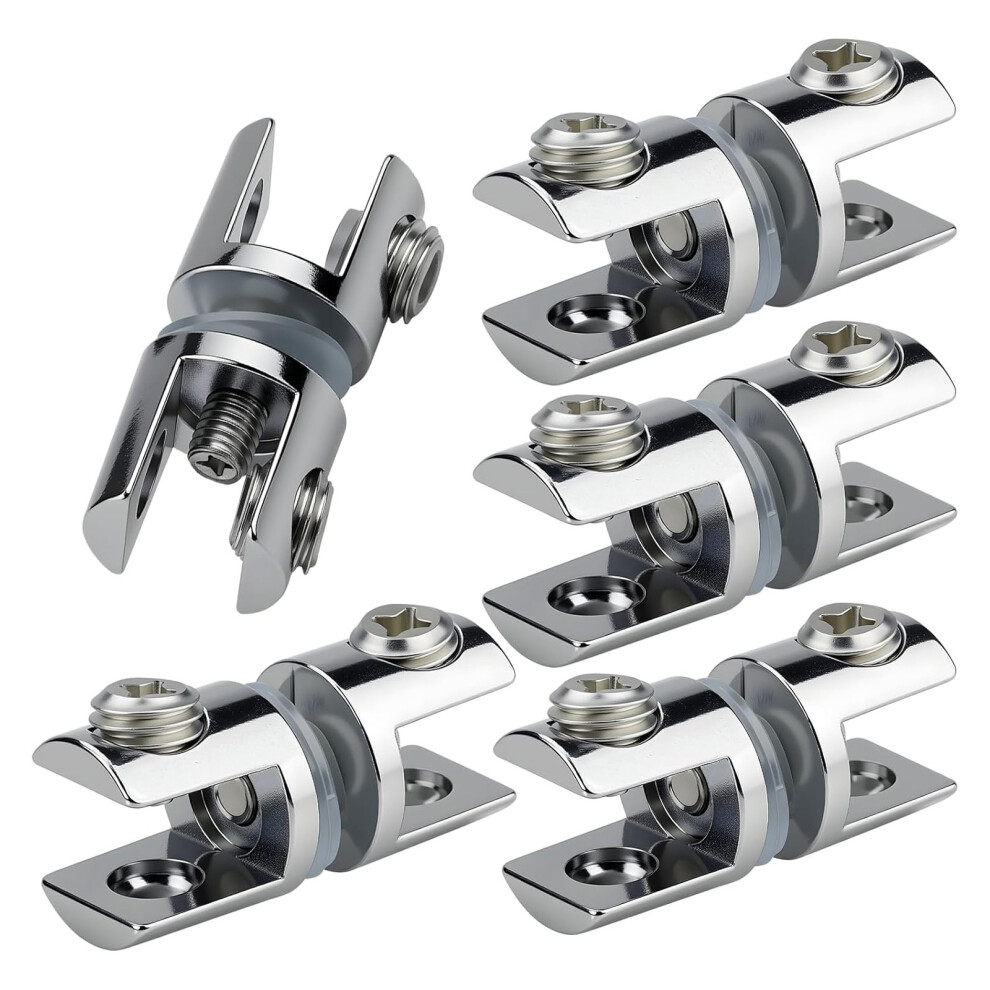 Pack Of 5 Professional Glass Brackets High Load Capacity For 5 7754002749445