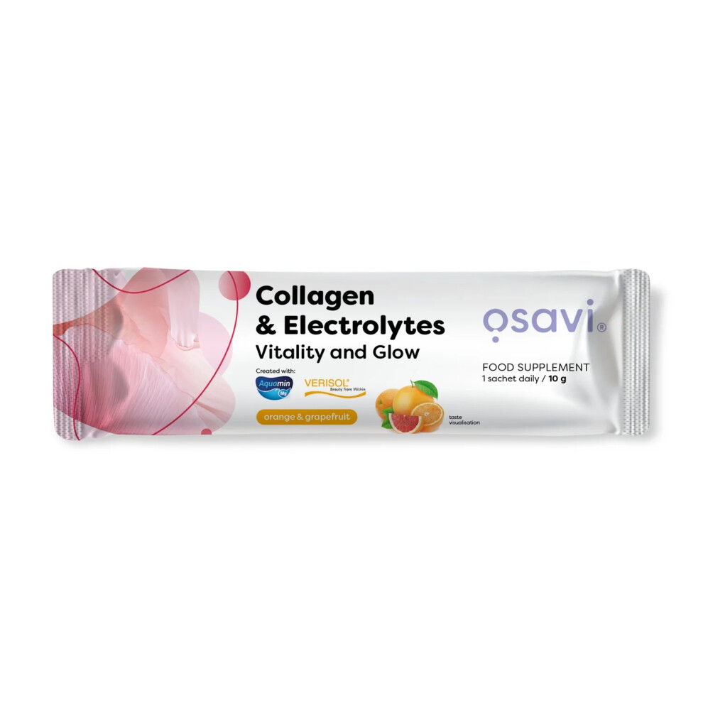 Orange Collagen Electrolytes Vitality And Glow, & Grapefruit - 10 Grams (1 Serving)