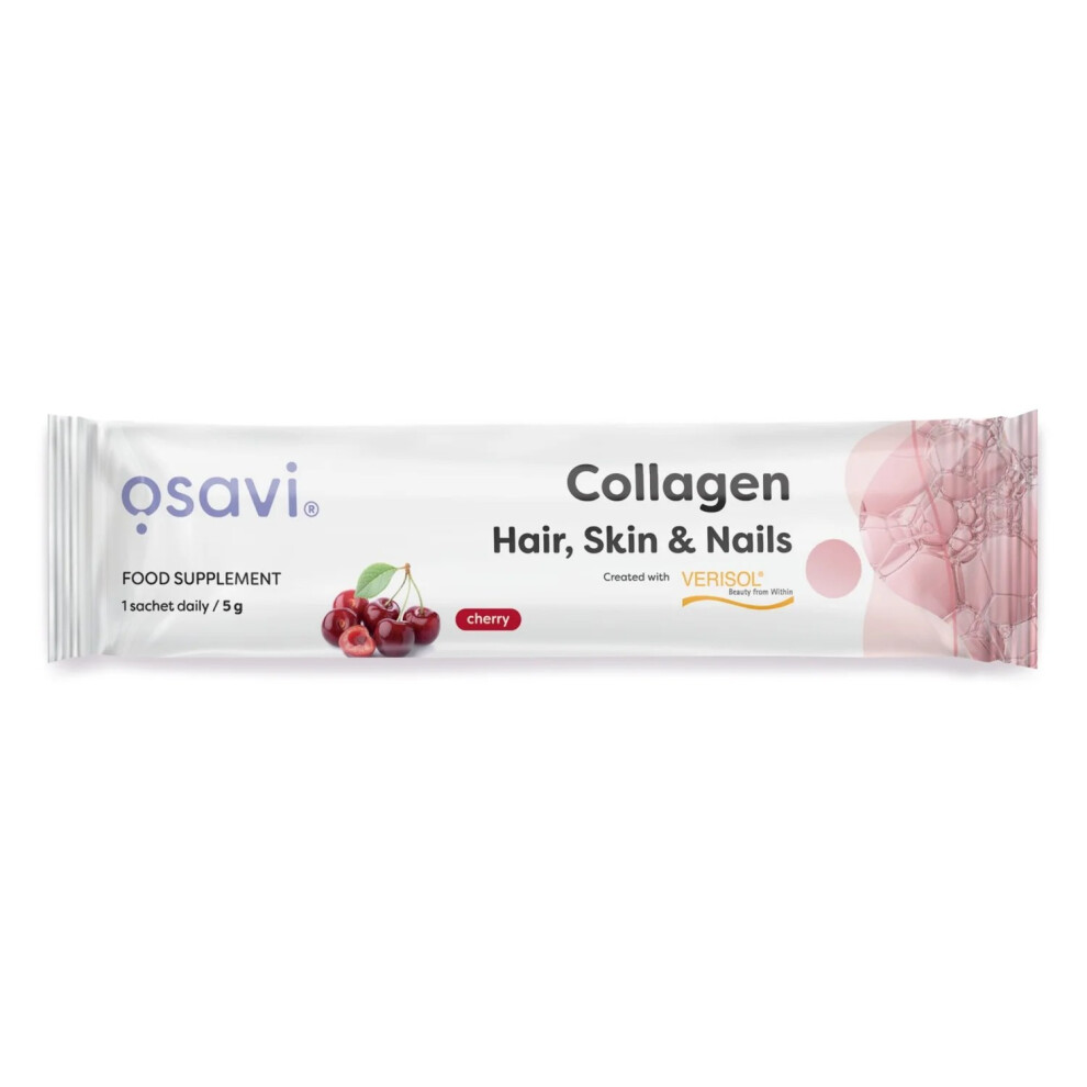 Osavi Collagen Peptides (Hair Skin & Nails), Cherry - 5G (1 Serving) - Image 3