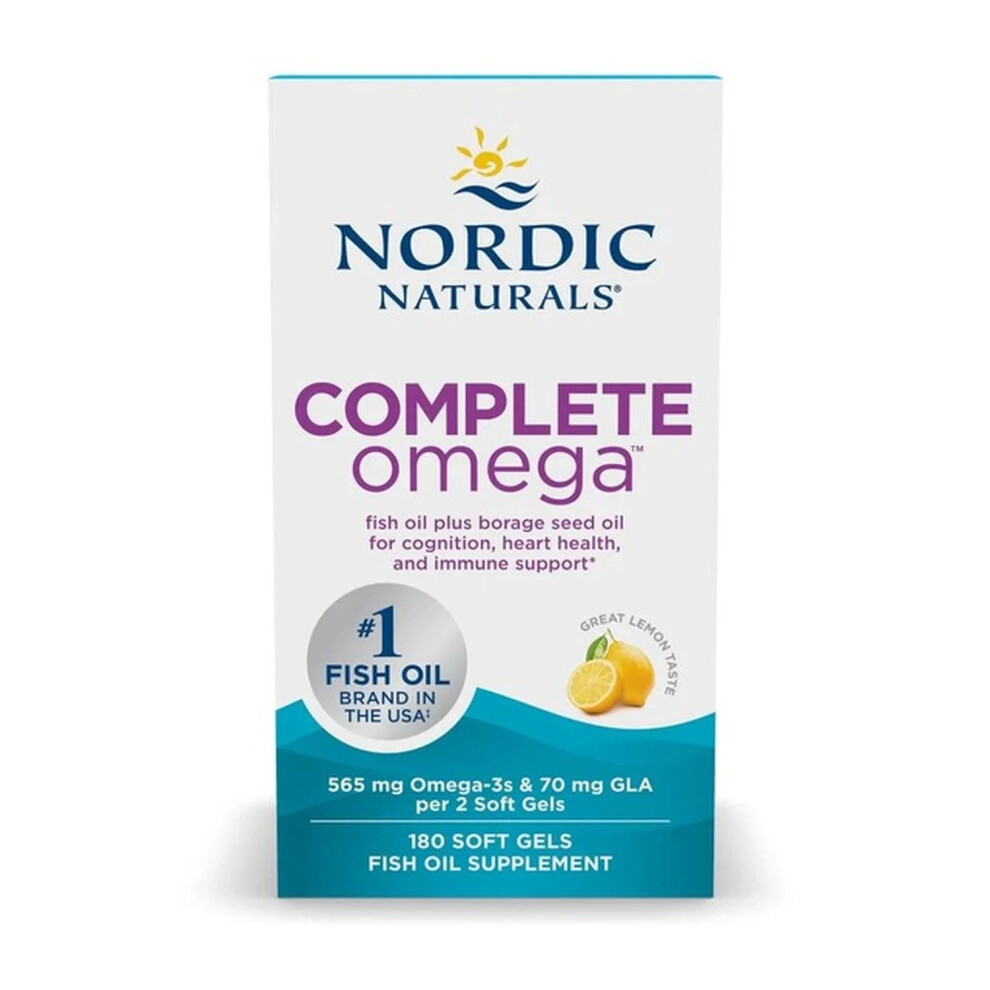 Complete Omega, 565mg Lemon - 180 softgels