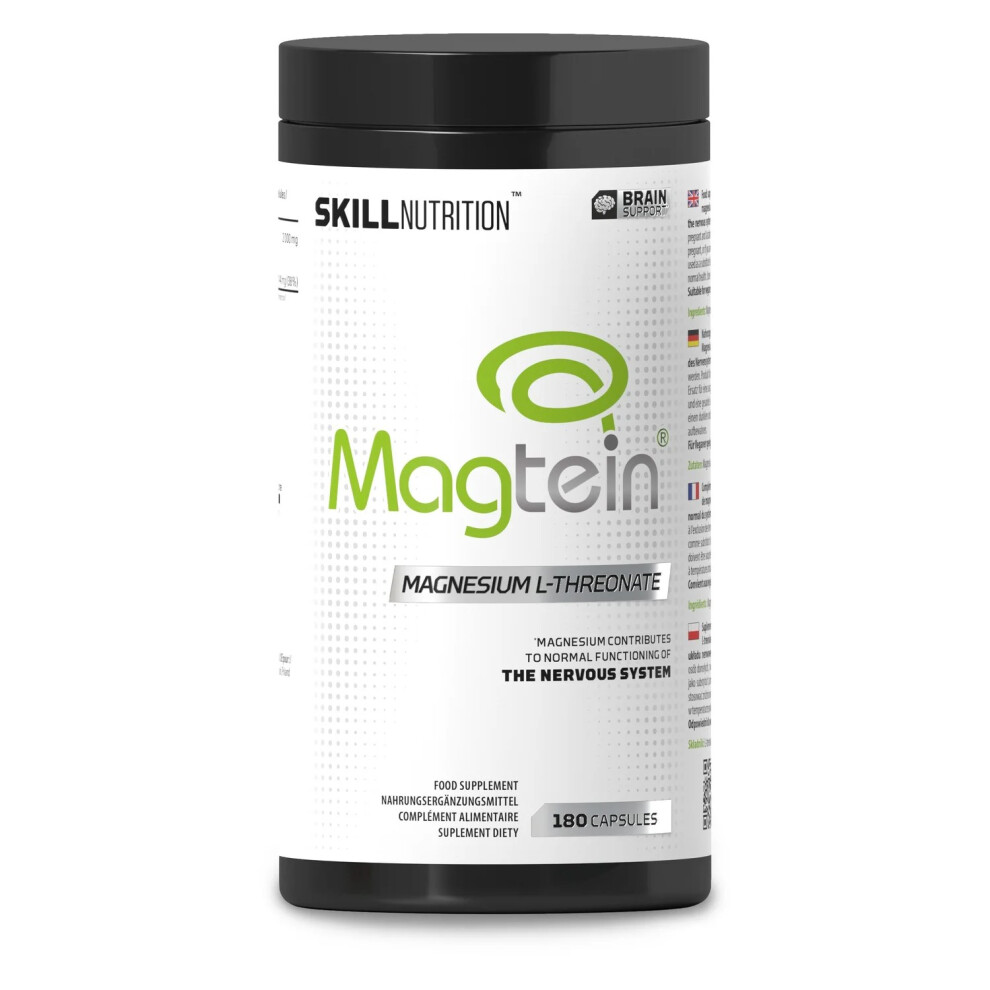 Skill Nutrition Magtein® Magnesium L-Threonate | 180 Tablets | Advanced Magtein® Magnesium Form | Supports Cognitive Function & Focus | High Bioavailability | Premium Dietary Supplement*. - Image 3