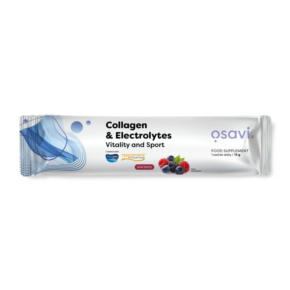 Collagen Electrolytes Vitality and Sport, Wild Berry - 13 grams (1 serving)