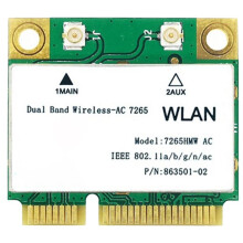 1200M WiFi Bezprzewodowa Sieć LAN Dwuzakresowy 2.4G 5Ghz 4.2 Gigabit Bezprzewodowa Karta LAN dla Win7 Win8 Win10 Linux 7265HMW