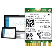 8260 8260NGW Tarjeta WiFi+2X8DB Antena 2.4G/5Ghz 867M 4.2 NGFF M.2 MóDulo de Tarjeta InaláMbrica WiFi para AC 8260