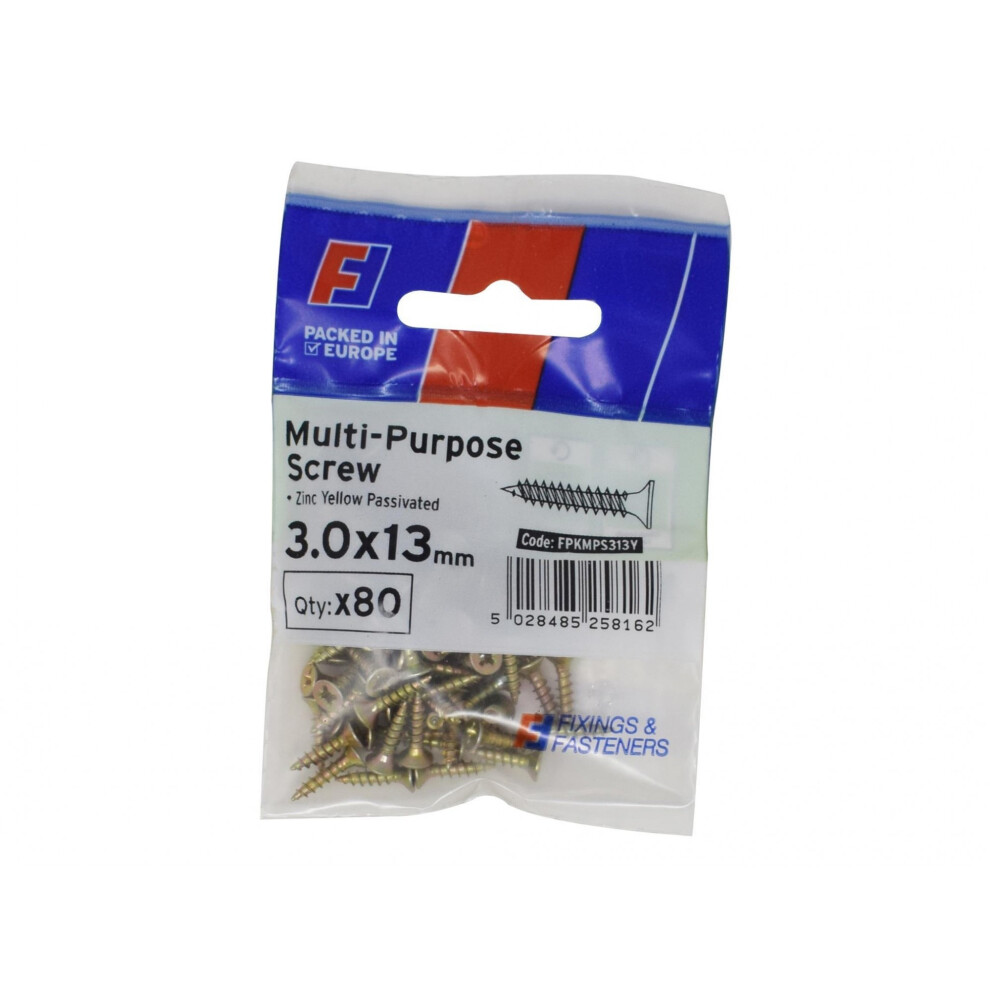 Forgefix Multi-Purpose Screws, Pozi, Csk, Zyp, Forgepack 5063973750681