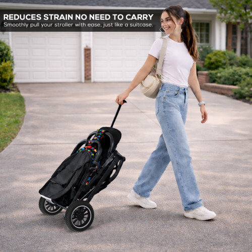 Baby Stroller Pram Foldable Pushchair Rain Cover 1