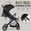 Baby Stroller Pram Foldable Pushchair Rain Cover 4
