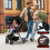 Baby Stroller Pram Foldable Pushchair Rain Cover 5