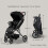 Baby Stroller Pram Foldable Pushchair Rain Cover 6