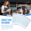 5 Pack Guest Check Books, Server Note Pads for Restaurant, Green Waiter Checkbook, Restaurant Order Pad 50 Sheets/Pack 7