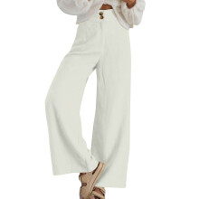 Women's Corduroy Pants, Casual High-Waisted-Apricot XXL