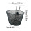 Heavy Type Metal Bicycles Front Basket-black double hook 2