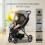 Baby Stroller Pram Travel Buggy Pushchair Raincoat 10