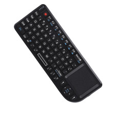 2.4GHz Wireless Touchpad A8 Black 15x5.9x1.3cm