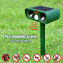 Solar Power Cat Repellent Scarer Ultrasonic & Sound Deterrent