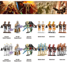 New Star Wars 26PCS Battle Droids Clone Troopers Minifigures Gift Fit Lego