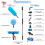 IGAD Pole 5m(17ft) Washing Kit Water-fed Brush 8