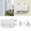 10x White Cute Beetle Cabinet Rebounder 2