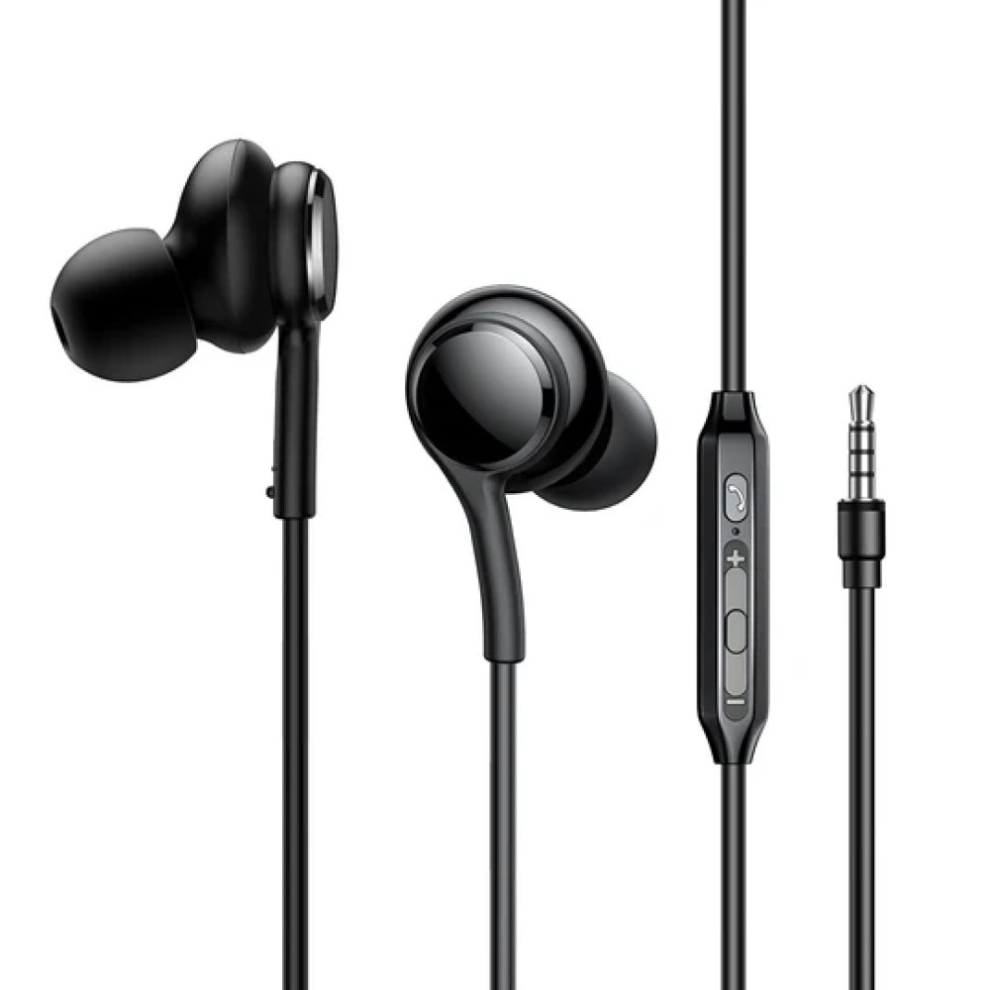Joyroom Jr-Ew02 Wired Series In-Ear Wired Earbuds Black 5061060509396