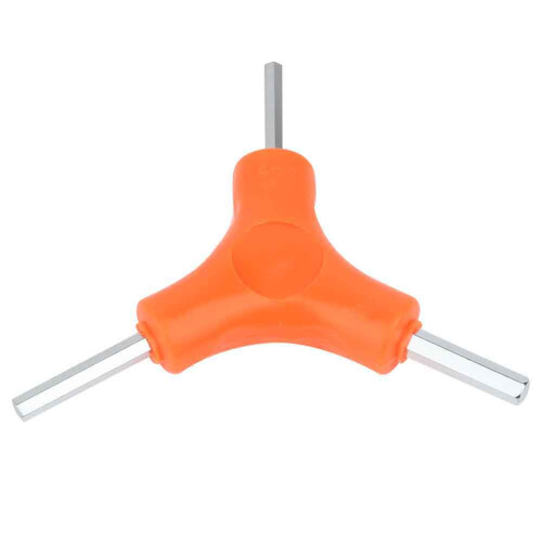 Silver 51g Stainless Three-way Hex Wrench 4/5/6mm
