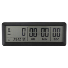 Temporizador digital grande de cuenta regresiva de 999 días para graduación, laboratorio, cocina (negro)