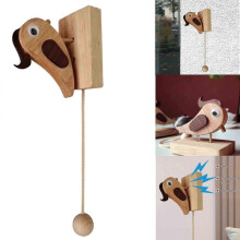 Aldaba de puerta de pájaro carpintero Aldaba de puerta de madera de pájaro carpintero para decoración del hogar El mejor regalo p