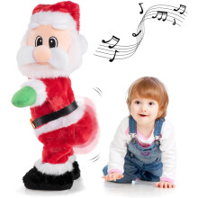Juguete eléctrico de Papá Noel para twerking, ideal como recuerdo de fiesta para niños, para decorar en Navidad, en varios colore