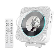 Reproductor de CD, reproductor de CD de pared, reproductor de música para el hogar, enchufe europeo