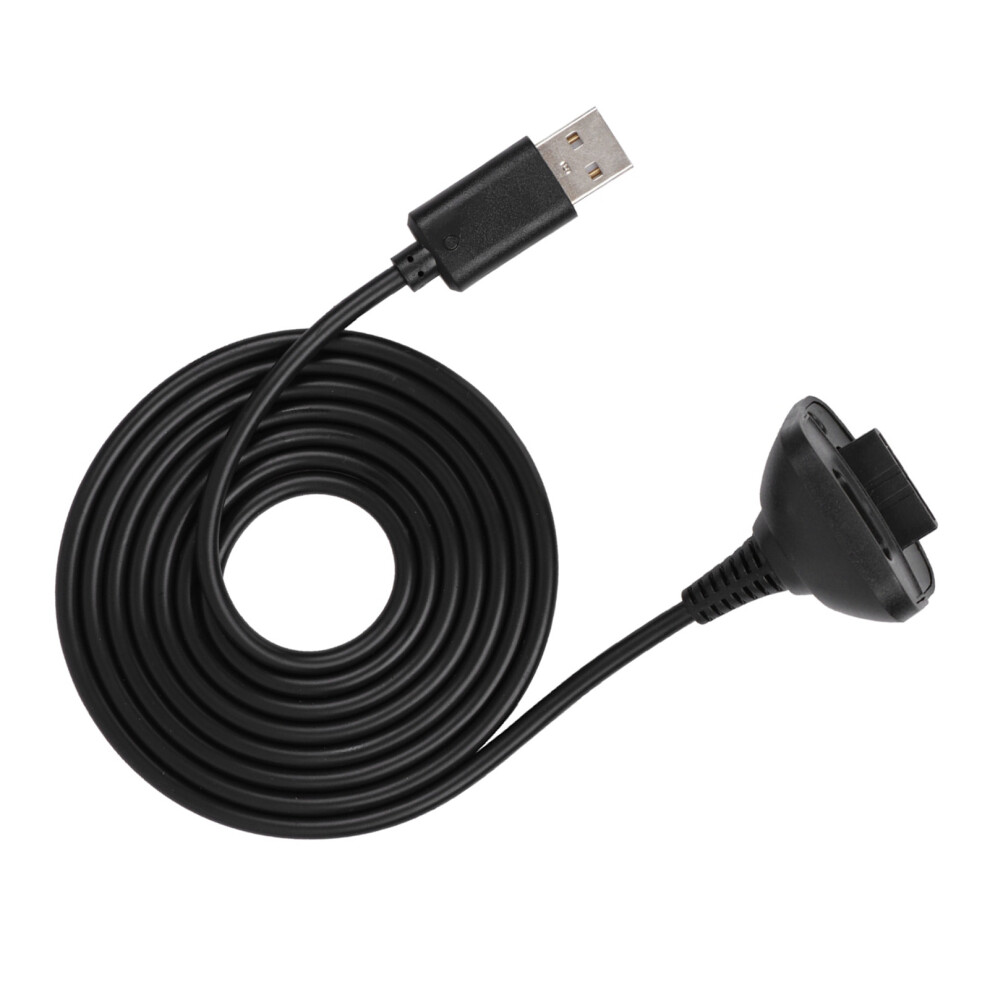 Xbox 360 Controller Charger Cable 1.5M Rapid Charge Black 7891393803605