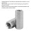 M8*30 Galvanized Hex Nut Sleeve Nut, 10pcs 4