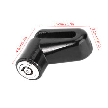 Black Metal Disc Lock for Bicycle Security