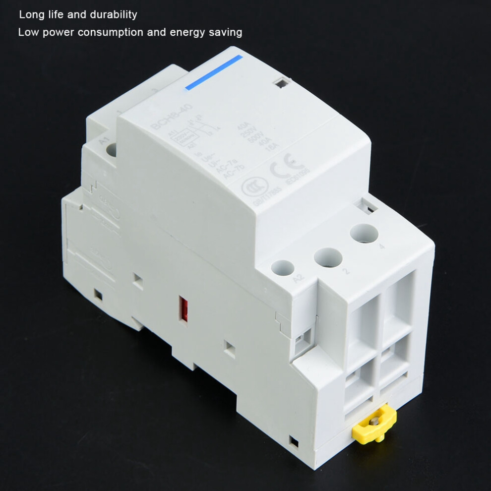 40A 2P DIN Rail Contactor 220VAC