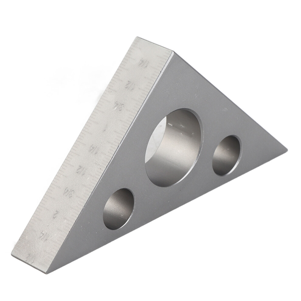 Matte 45/90 Degree Aluminium Woodworking Ruler