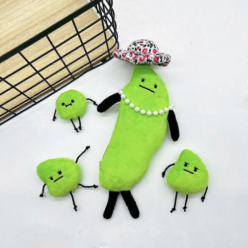 Secret Staycation Edamame Family Plush 1