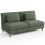Dripex Corduroy 3 Seater Sofa Couch with 2 Extra Pillows 1