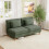 Dripex Corduroy 3 Seater Sofa Couch with 2 Extra Pillows 2
