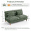 Dripex Corduroy 3 Seater Sofa Couch with 2 Extra Pillows 3