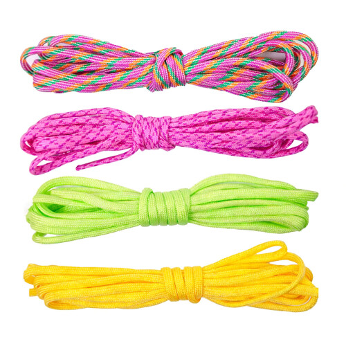 4Pcs 4mm 7 Strand Paracord String Colorful Polyester-02