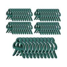 50 stuks plantenclips, tuinplantsteunclips voor tomatenrekken, bamboestokken voor buiten, klimplanten en wijnranken.