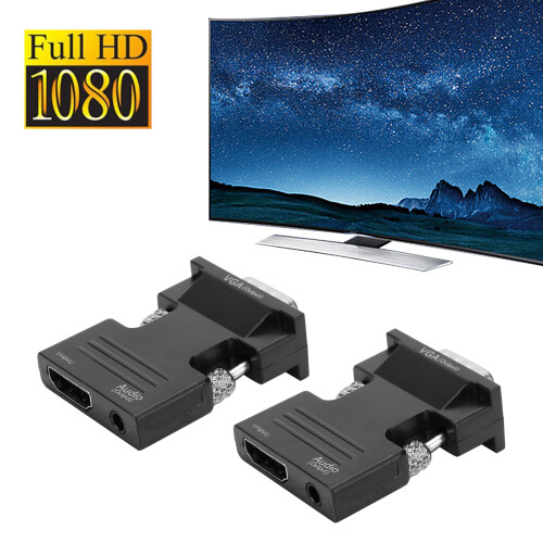 HDMI auf VGA Kabel Konverter Set