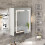 60 x 65 Led Bathroom Mirror Cabinet with Defogger 3