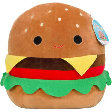 16" Carl the Cheeseburger Plush, Soft Squishy Stuffed Animal Toy for Kids
