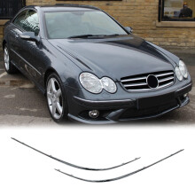 2098850321 Auto Chrom Vorne StoßStange Untere Abdeckung Zier Leiste Ersatz für CLK Klasse W209 2002-2009