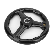 200*18mm Black Bakelite 3-Spoke Lathe Handwheel