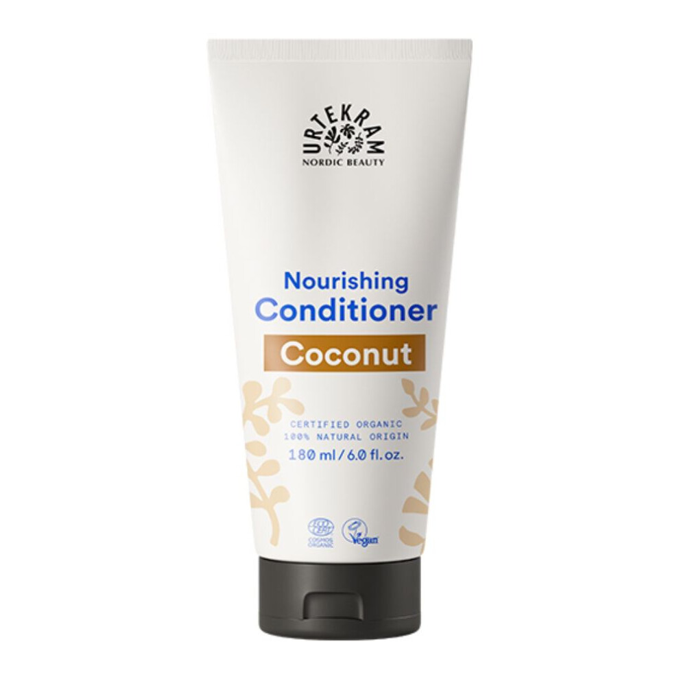 Urtekram Coconut Conditioner With Coconut Oil With Nourishing And Moisturising Effect 180 Ml - Image 6