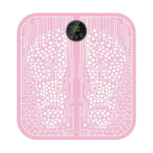 (upgrade pink) EMS Electric Foot Massager Pad Relief Pain Relax Feet Acupoints Massage Mat Shock Muscle Stimulation Improve Blood Circulation