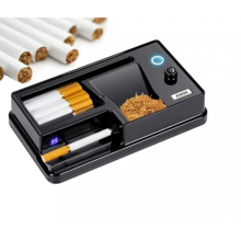 Elektromos cigaretta sodrógép újratölthető tálcával, infravörös LED-del, intelligens érzékelővel, cigaretta injektorral, hengerre